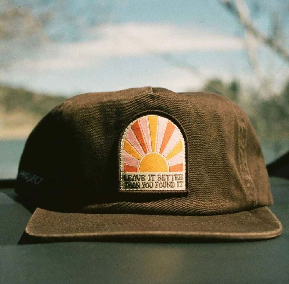 Parks Project Leave it Better Sunrise Patch Brown Flat-Brimmed Ballcap